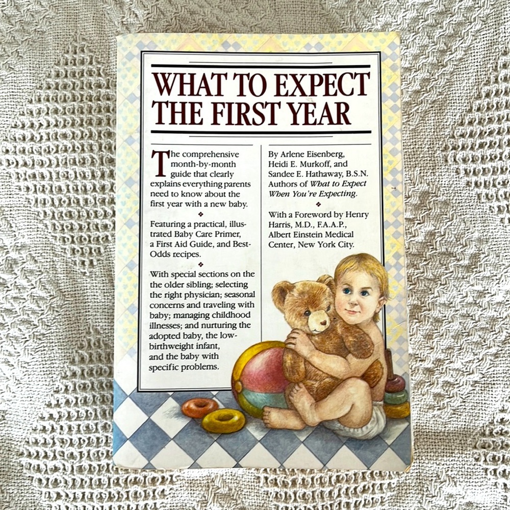 What To Expect The First Year Baby Book